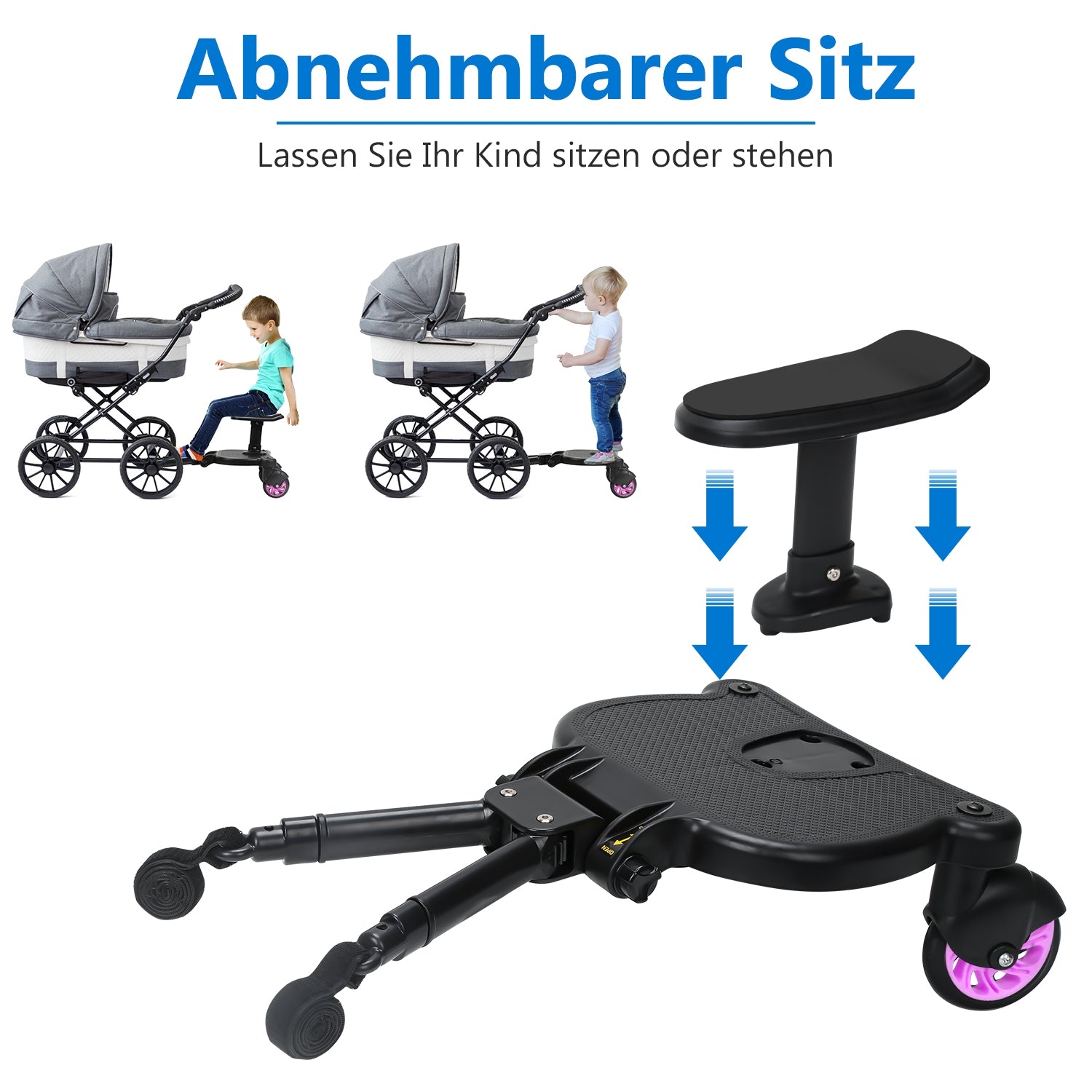 Buggy Board mit Sitz