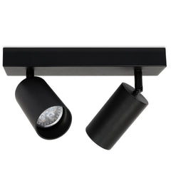 SWANEW Deckenstrahler GU10 4W, Drehbar 350° Deckenleuchte Strahler, Warmweiß 1/2/3-flammig Deckenspot, Wandstrahler, Deckenlampe