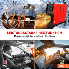 SWANEW Standheizung Diesel 8 kW – 12 V/24 V DC Luft-Dieselheizung für LKW, Auto, Camping, Wohnmobil & Boote