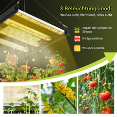 SWANEW 150W Pflanzenlampe, LED Vollspektrum Grow Lampe, Grow Light Dimmbare, Wachstumslampe