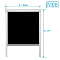 SWANEW Verdunkelungsrollo für Dachfenster Rollo, Verdunklungsrollo mit Bohren, Dachfensterrollo für Dachfenster F06/M06/M08/S06/S08/206