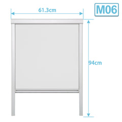 SWANEW Verdunkelungsrollo für Dachfenster Rollo, Verdunklungsrollo mit Bohren, Dachfensterrollo für Dachfenster F06/M06/M08/S06/S08/206