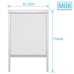 SWANEW Verdunkelungsrollo für Dachfenster Rollo, Verdunklungsrollo mit Bohren, Dachfensterrollo für Dachfenster F06/M06/M08/S06/S08/206