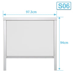 SWANEW Verdunkelungsrollo für Dachfenster Rollo, Verdunklungsrollo mit Bohren, Dachfensterrollo für Dachfenster F06/M06/M08/S06/S08/206