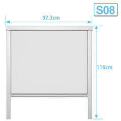SWANEW Verdunkelungsrollo für Dachfenster Rollo, Verdunklungsrollo mit Bohren, Dachfensterrollo für Dachfenster F06/M06/M08/S06/S08/206
