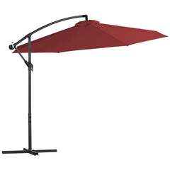 SWANEW Sonnenschirme 350/300cm, Alu Ampelschirm, Gartenschirm Sonnenschutz UV-Schutz