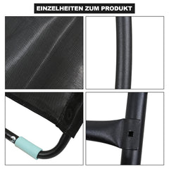 SWANEW 150 cm Trampolinenleiter, Tragkraft von 100 kg, universelles Trampolinen-Zubehör, für Garten-Trampolins