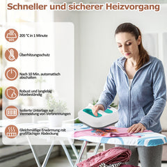 SWANEW Transferpresse Plotter 22,5 cm x 22,5 cm, Heizpresse Tragbare con Zeitmesser, DIY Buigelpresse für T-Shirt/Taschen/Kissen/Plotter