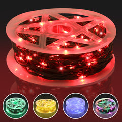 SWANEW LED Weihnachts Lichterkette, RGBIC Lichterkette, IP65, Für Innen & Außen