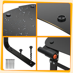 SWANEW Mähroboter Garage mit klappbarem Dach – Rasenroboter Garage Regenschutz, wetterfeste Automower Überdachung für Garten & Ladestation