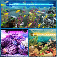 SWANEW LED Aquarium Beleuchtung18cm-112cm Aquarium Lampe RGB Aquariumleuchte