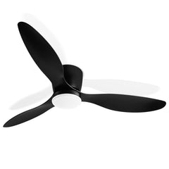 SWANEW Deckenventilator Leise mit Licht φ132cm 40W Fernbedienung Deckenventilator mit Beleuchtung LED Fan Licht 3 Flügel, Timer, 6 Geschwindigkeiten