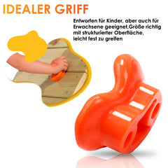 SWANEW 10 Stück Klettergriffe Boulderwand Klettersteine Robuste Bouldersteine Farbigen