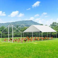 Hühnerstall, 3x8x2m, Freilaufgehege