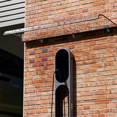 Transparent Polycarbonat Haustürvordach 40x80cm