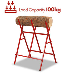 SWANEW Sägebock, Sägehilfe, für Kettensäge & Handsäge, Holzsägebock, Tragfähigkeit 100KG