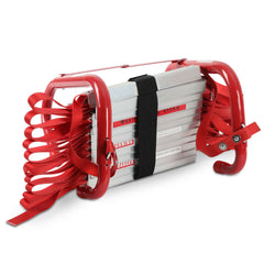 SWANEW 4,5m Faltbare Feuerleiter, EN1147 Zertifiziert, Rettungsleiter, TragfÀhigkeit 450KG