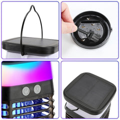 SWANEW Solar Insektenvernichter Licht UV-Licht Mückenlampe LED Elektrich RGB