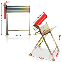 SWANEW Sägebock, Holzsägebock, Kettensägenhalter, Holzsägehilfe, bis 150 kg, 81×72×78,5 cm