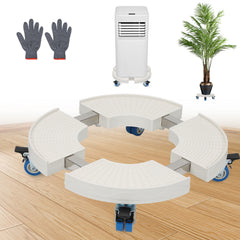 Pflanzenroller rund mit Handschuhen