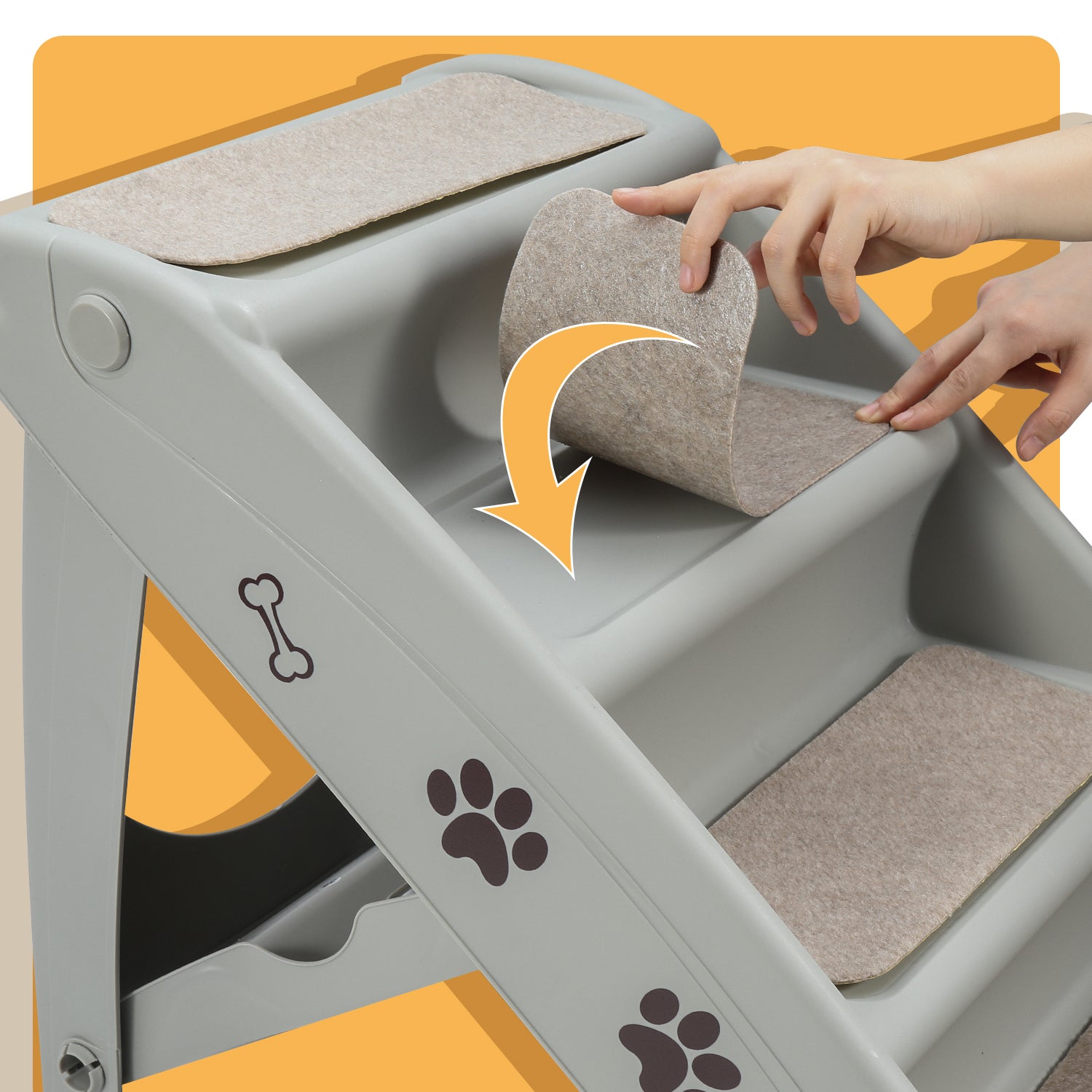 Hundetreppe klappbar 4 Stufen