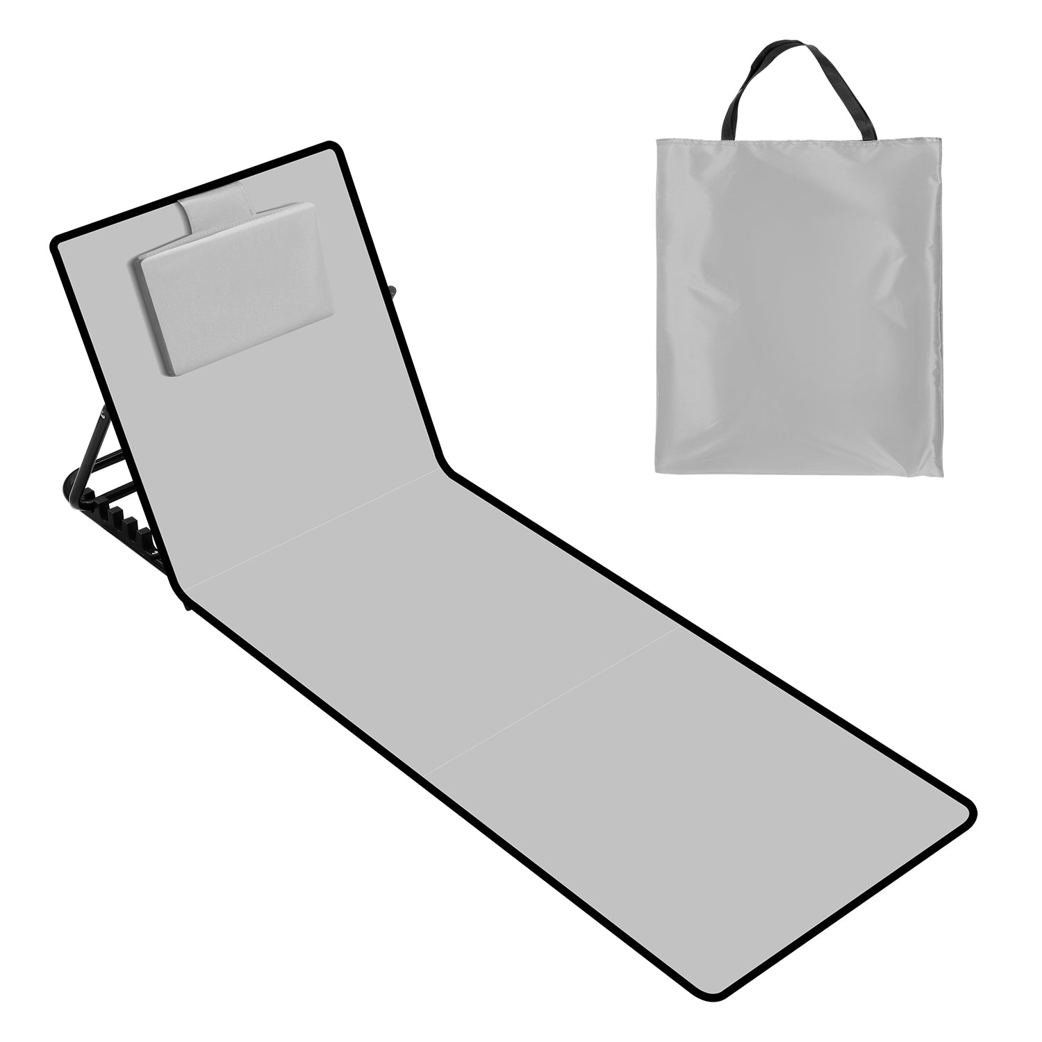 Strandmatte klappbar mit Rückenlehne
