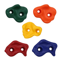 SWANEW 25 Stück Klettergriffe Kletterwände Klettersteine Kinder Outdoor bis 200 kg