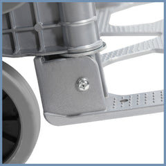 SWANEW Treppensteiger sackkarre klappbar, bis 75kg, Transportkarre extra Langer Teleskopgriff 100 cm, Aluminium treppensackkarre
