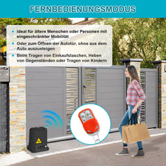 SWANEW Elektrisch Schiebetorantrieb, Toröffner Electric Torantrieb 370W 800KG Toranlage