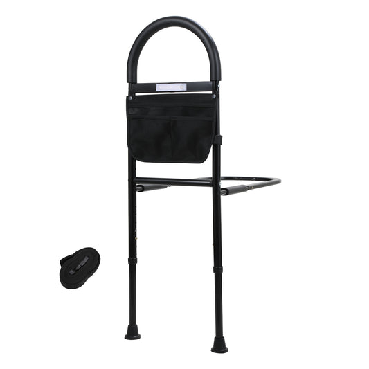 SWANEW Aufstehhilfe Bett, Aufstehhilfe Bett Senioren, mit Sensorlich, Aufstehhilfen mit Lagerung Tasche, Aufstehhilfe Höhenverstellbarer, Haltegriffe für Senioren