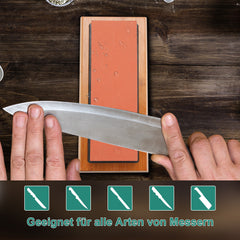 SWANEW Schleifstein set Abziehstein Wetzstein 400/1000 3000/8000 MesserschÀrfer Profi