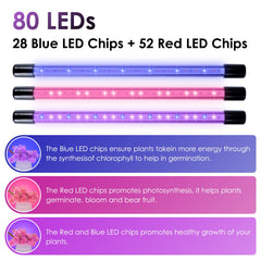 40W/30W 4/3 Köpfe LED Pflanzenlampe