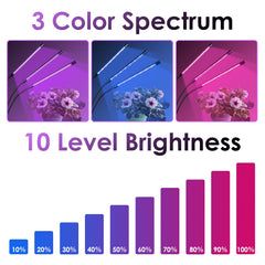 40W/30W 4/3 Köpfe LED Pflanzenlampe