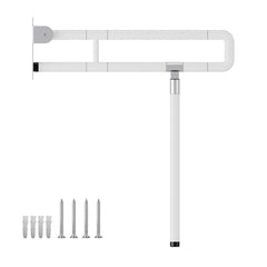 SWANEW Wandstützgriff Toilette, Klappgriff Haltegriff Dusche, Rutschfeste WC Aufstehhilfe Sicherheitsgriff