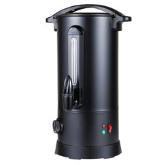 SWANEW Glühweinkocher 10L, 1800W Heißgetränkespender Glühweinkessel Edelstahl Glühweinautomat  mit Zapfhahn Thermostat, Einstellbare Temperatur von 30-110°C