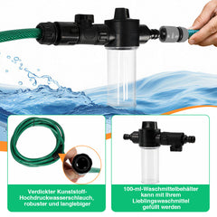 SWANEW Teleskop Waschbürste Teleskopstange 3.6/4.8m Wasserbesen ALU