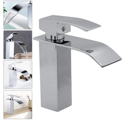 SWANEW Wasserhahn Hochdruck Waschtischmischer Messing Bad Armatur Mischbatterie Einhebelmischer Spültisch