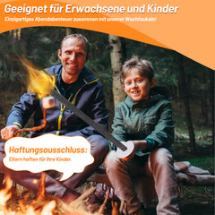 Wachsfackeln mit Handschutz