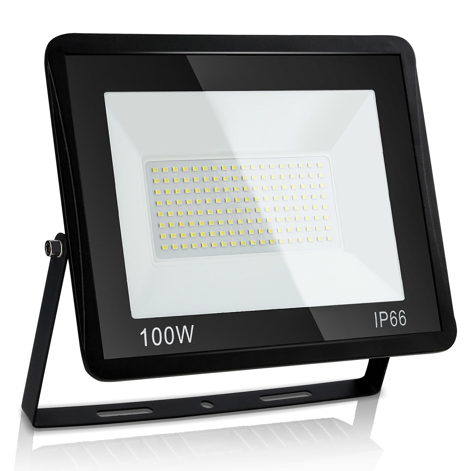SWANEW LED Strahler Außen, LED Fluter 10W-100W, LED Scheinwerfer Kaltweiß/Warmweiß, Aussenstrahler IP66 Wasserdicht (Kein Stecker)