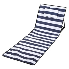 Strandmatte klappbar mit Rückenlehne