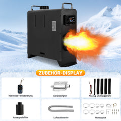 SWANEW 12V 8KW Dieselheizung,  Standheizung Diesel, Luft Dieselheizung, Diesel Lufterhitzer mit Bluetooth, LCD-Schalter