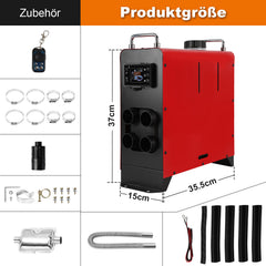 SWANEW 12V 8KW Dieselheizung,  Standheizung Diesel, Luft Dieselheizung, Diesel Lufterhitzer mit Bluetooth, LCD-Schalter