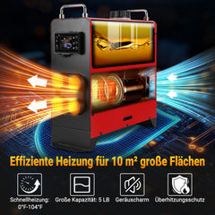 SWANEW 12V 8KW Dieselheizung,  Standheizung Diesel, Luft Dieselheizung, Diesel Lufterhitzer mit Bluetooth, LCD-Schalter