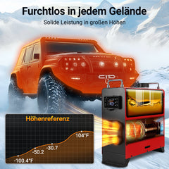 SWANEW 12V 8KW Dieselheizung,  Standheizung Diesel, Luft Dieselheizung, Diesel Lufterhitzer mit Bluetooth, LCD-Schalter