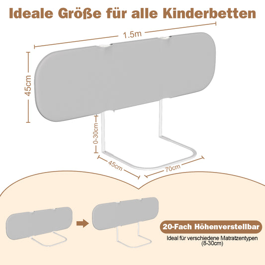 Kinderbettgitter Tragbar für Reisen