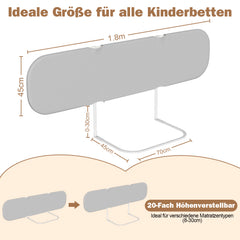 Kinderbettgitter Tragbar für Reisen