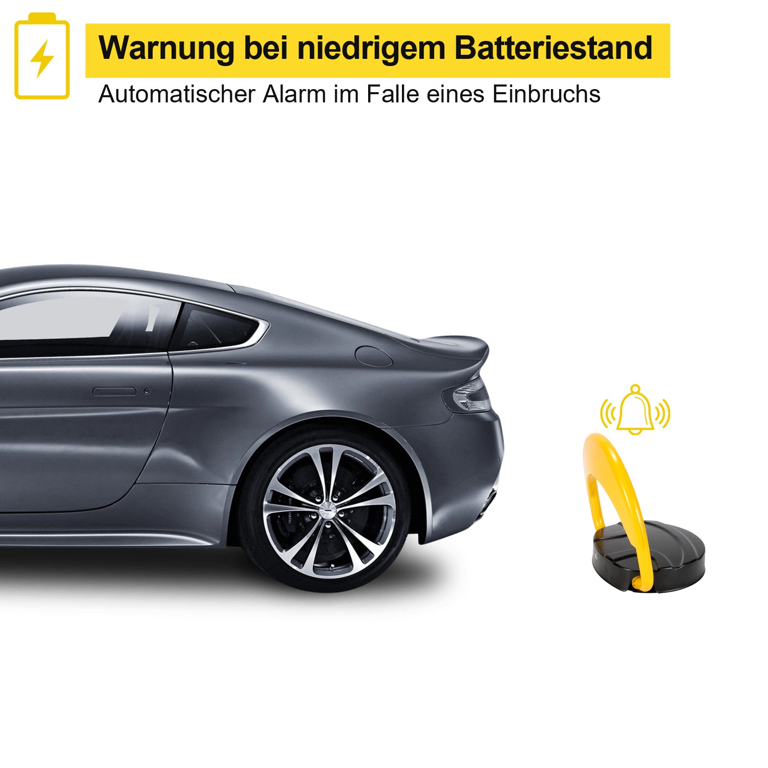  Elektrische Parkplatzsperre – Klappbarer Absperrpfosten