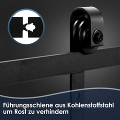 Schiebetürbeschlag Diamant 183/200 cm