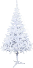 Weihnachtsbaum, künstlich Christbaum mit 200 Spitzen, Schwer Entflammbar, PVC Tannenbaum Weiß 120CM/150CM