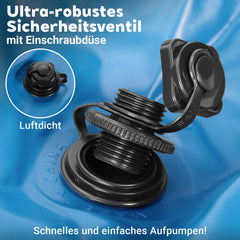 SWANEW Poolkissen Winter, Ø2/3m Rund, Pool Luftkissen, mit 2x4m Seil